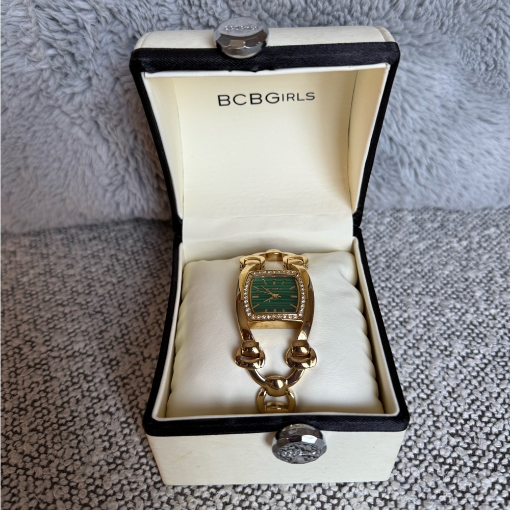 BCBGirls gold and green women’s watch